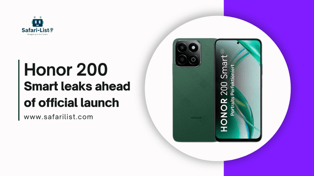 Honor 200 Smart leaks ahead of official launch