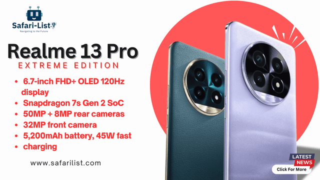 Realme 13 Pro Extreme Edition Launched in China: Price, Specifications, and More